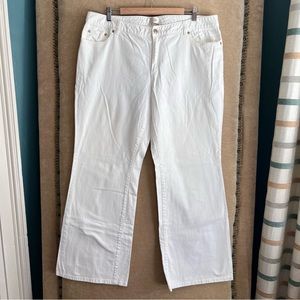 TALBOTS Plus Size Flare Leg Jeans with Stretch